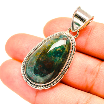 Bloodstone Pendants handcrafted by Ana Silver Co - PD7538
