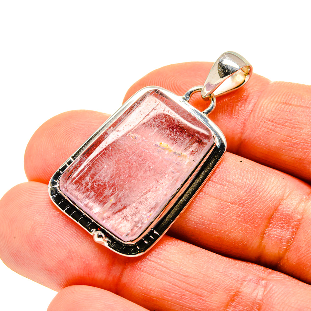 Rose Quartz Pendants handcrafted by Ana Silver Co - PD753801