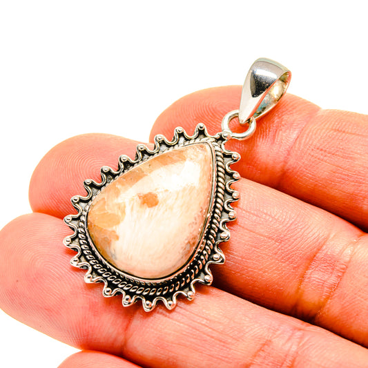 Scolecite Pendants handcrafted by Ana Silver Co - PD753803