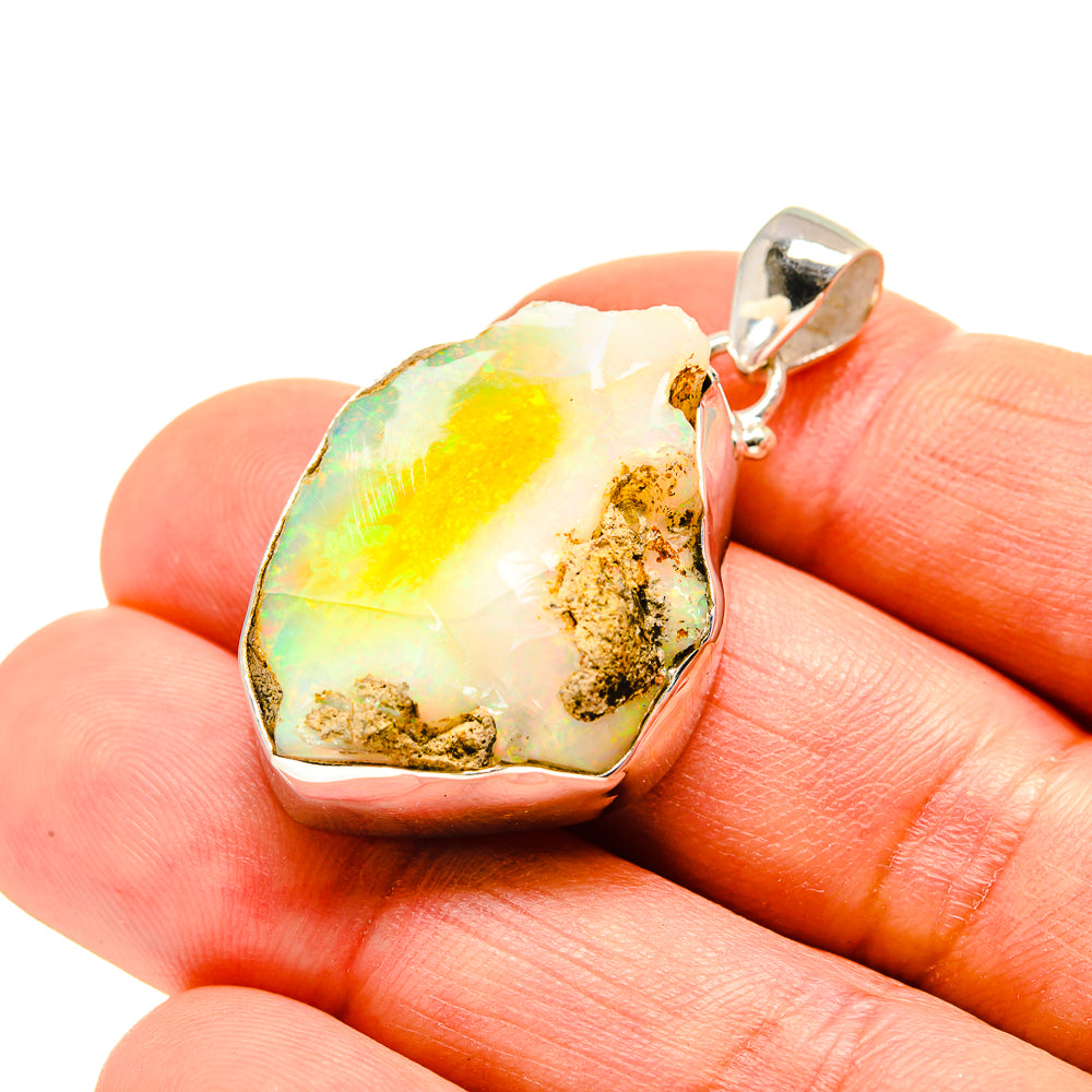 Ethiopian Opal Pendants handcrafted by Ana Silver Co - PD753804