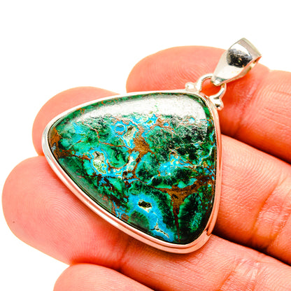 Chrysocolla Pendants handcrafted by Ana Silver Co - PD753821