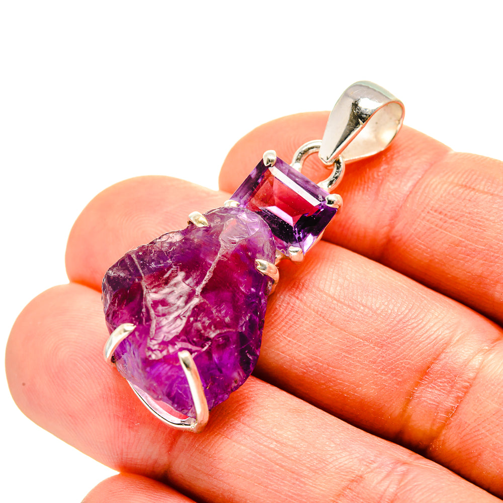 Amethyst Pendants handcrafted by Ana Silver Co - PD753833