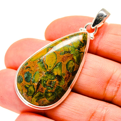 Rainforest Jasper Pendants handcrafted by Ana Silver Co - PD753854