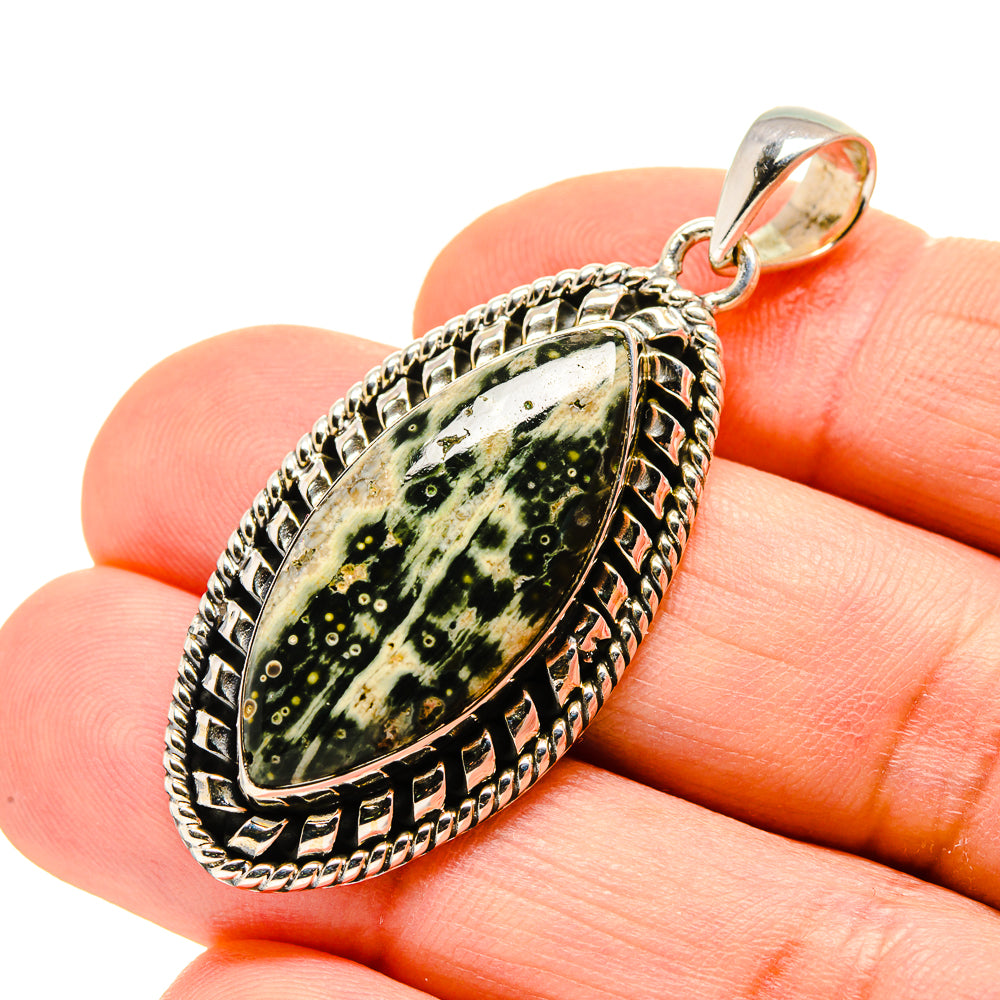 Ocean Jasper Pendants handcrafted by Ana Silver Co - PD753873