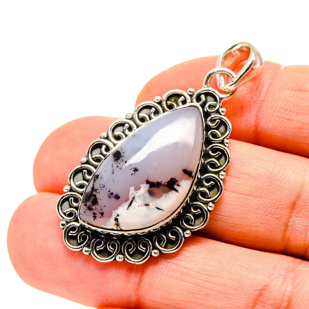 Dendritic Opal Pendants handcrafted by Ana Silver Co - PD753874