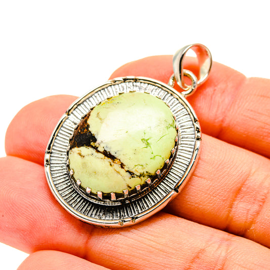 Lemon Chrysoprase Pendants handcrafted by Ana Silver Co - PD753875