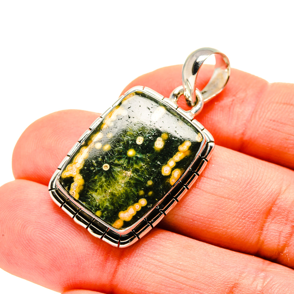 Ocean Jasper Pendants handcrafted by Ana Silver Co - PD753878