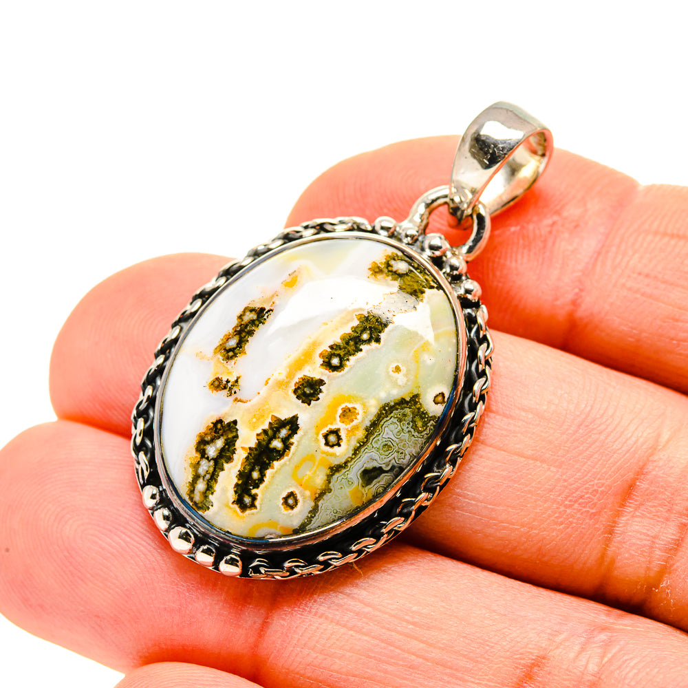 Ocean Jasper Pendants handcrafted by Ana Silver Co - PD753893