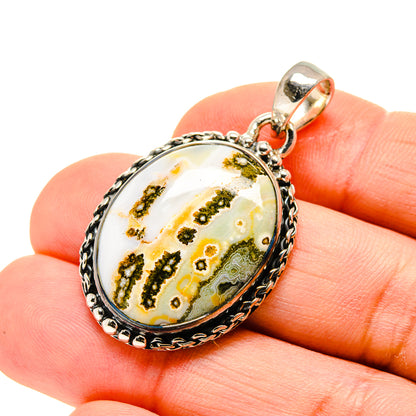 Ocean Jasper Pendants handcrafted by Ana Silver Co - PD753893