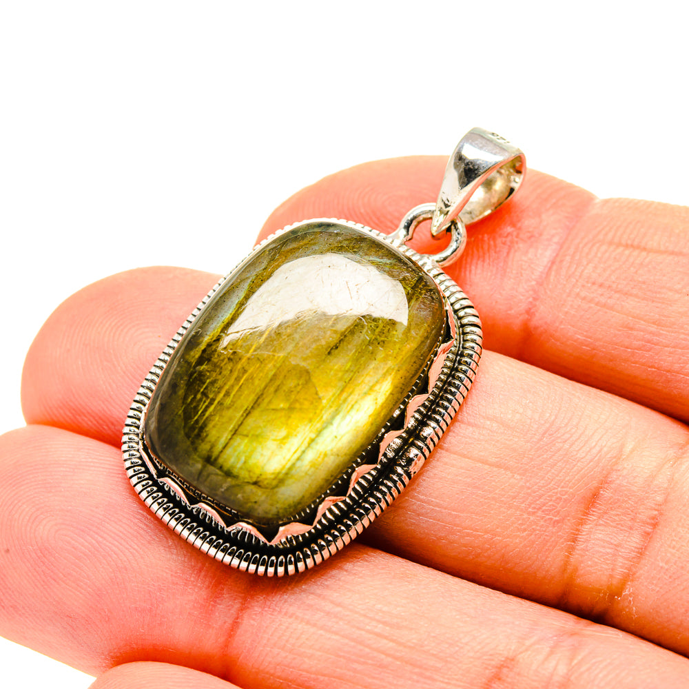 Labradorite Pendants handcrafted by Ana Silver Co - PD753895