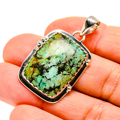 Tibetan Turquoise Pendants handcrafted by Ana Silver Co - PD753901