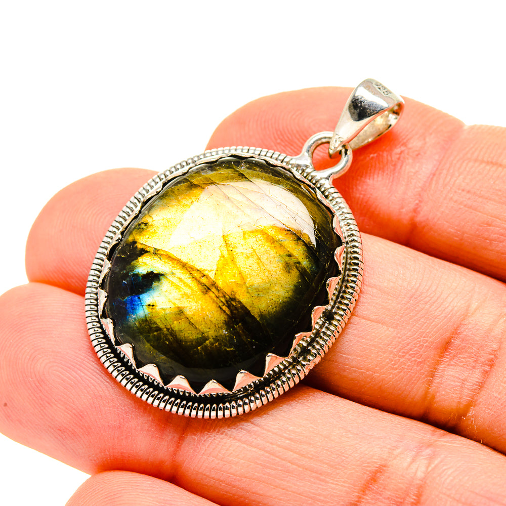 Labradorite Pendants handcrafted by Ana Silver Co - PD753902