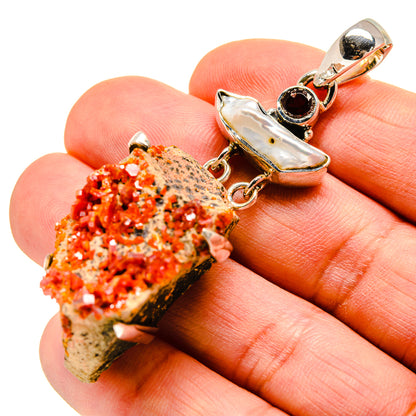 Vanadinite Pendants handcrafted by Ana Silver Co - PD753909