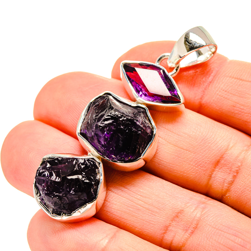 Amethyst Pendants handcrafted by Ana Silver Co - PD753923