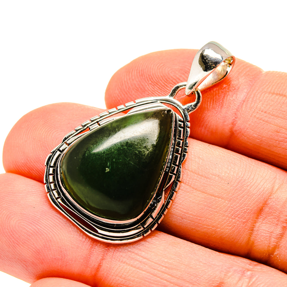 Nephrite Jade Pendants handcrafted by Ana Silver Co - PD753938