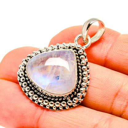 Rainbow Moonstone Pendants handcrafted by Ana Silver Co - PD753954
