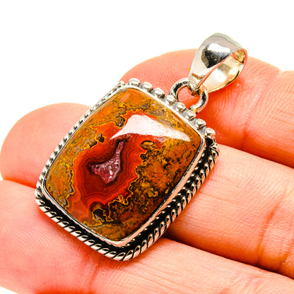 Moroccan Agate Pendants handcrafted by Ana Silver Co - PD753960
