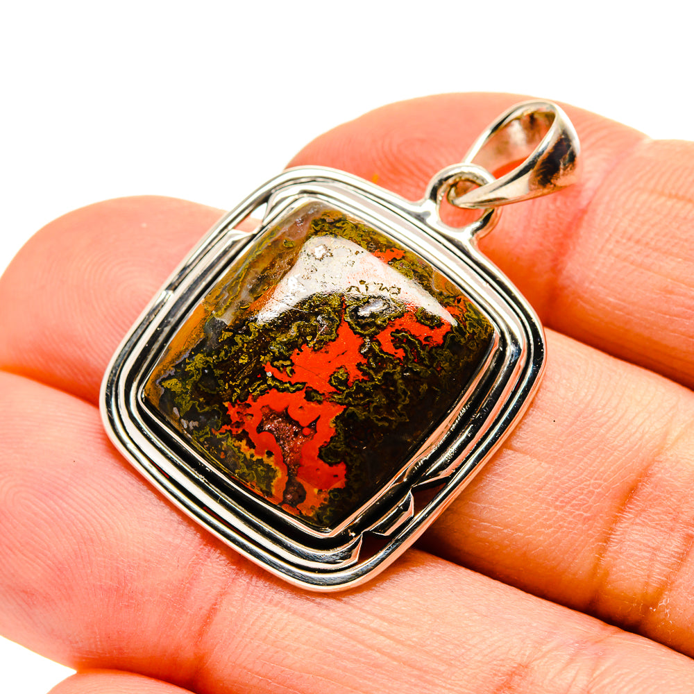 Moroccan Agate Pendants handcrafted by Ana Silver Co - PD753962
