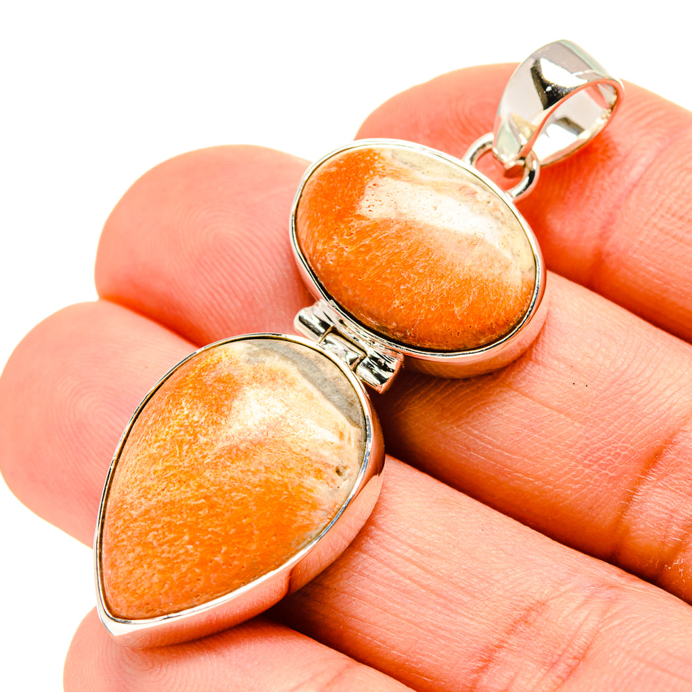 Scolecite Pendants handcrafted by Ana Silver Co - PD753987