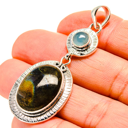 Labradorite Pendants handcrafted by Ana Silver Co - PD753994
