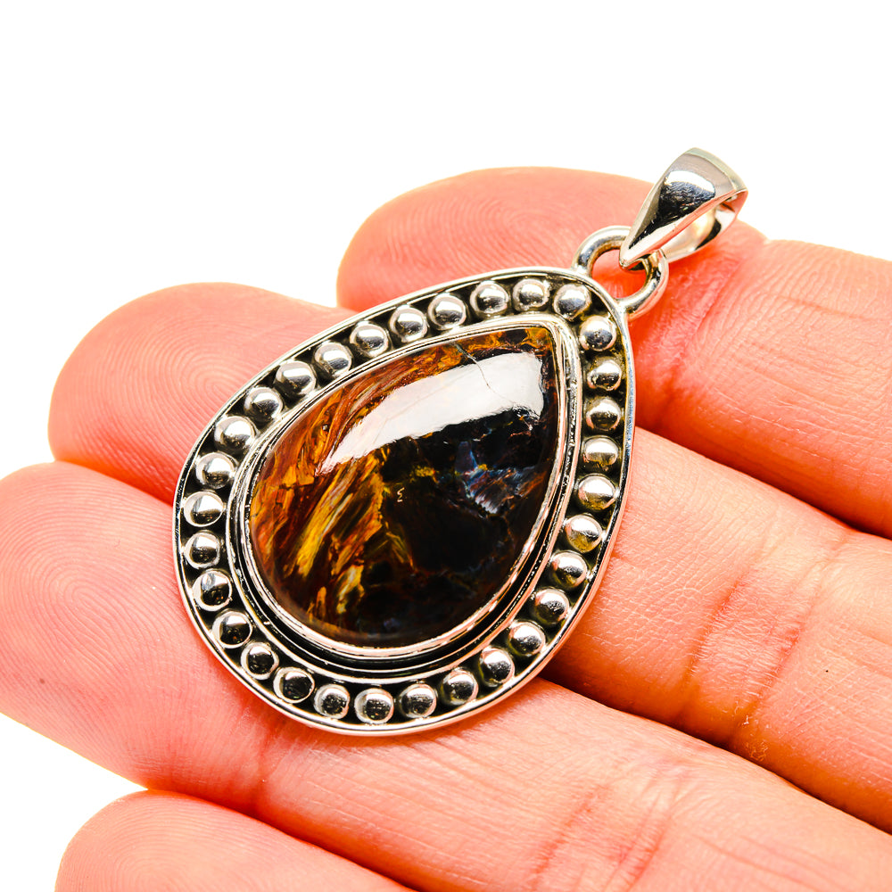 Pietersite Pendants handcrafted by Ana Silver Co - PD754012