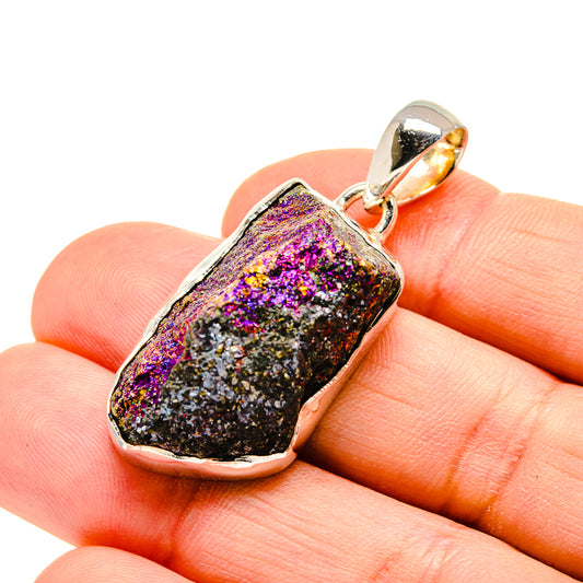 Titanium Druzy Pendants handcrafted by Ana Silver Co - PD754021