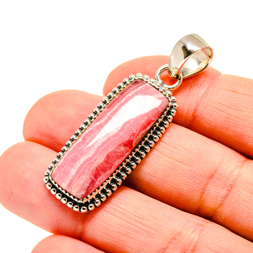 Rhodochrosite Pendants handcrafted by Ana Silver Co - PD754026