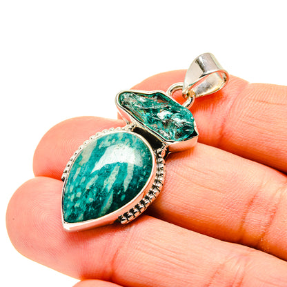 Amazonite Pendants handcrafted by Ana Silver Co - PD754033
