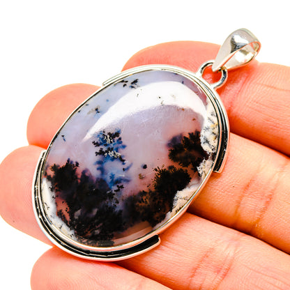 Dendritic Opal Pendants handcrafted by Ana Silver Co - PD754039