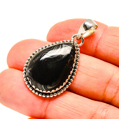 Psilomelane Pendants handcrafted by Ana Silver Co - PD754072