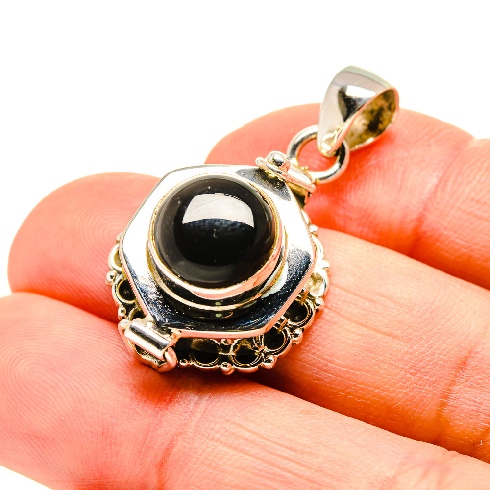 Black Onyx Pendants handcrafted by Ana Silver Co - PD754075