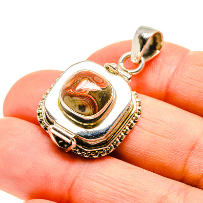 Crazy Lace Agate Pendants handcrafted by Ana Silver Co - PD754076
