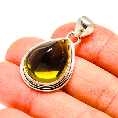 Green Olive Pendants handcrafted by Ana Silver Co - PD754082