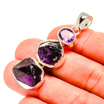 Amethyst Pendants handcrafted by Ana Silver Co - PD754096