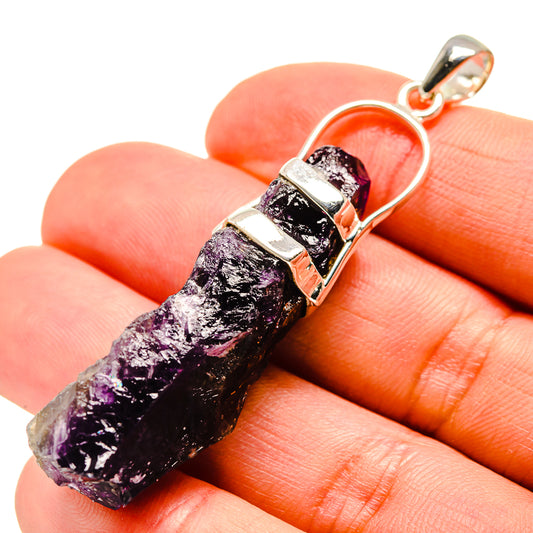 Amethyst Crystal Pendants handcrafted by Ana Silver Co - PD754103