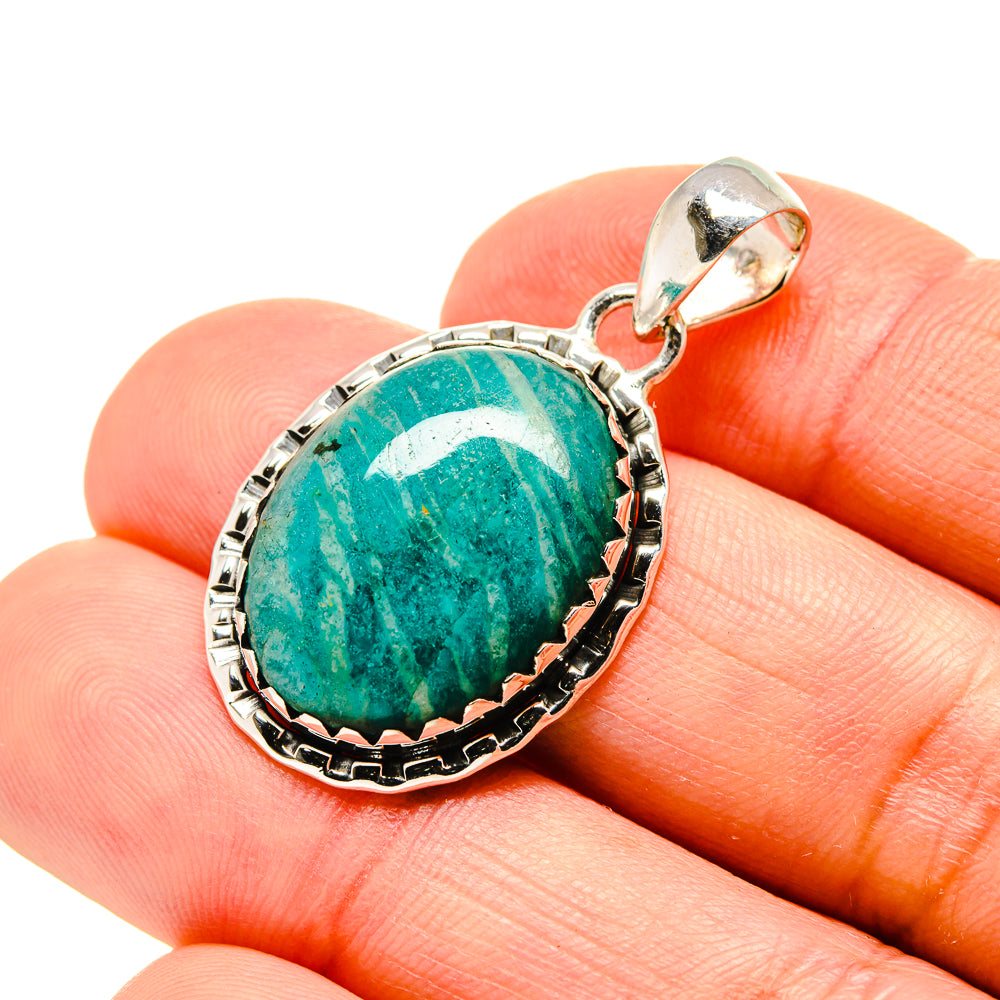 Amazonite Pendants handcrafted by Ana Silver Co - PD754123