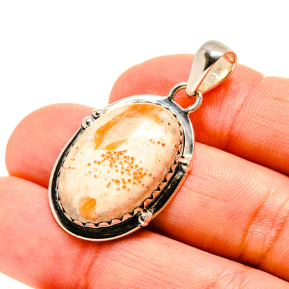 Scolecite Pendants handcrafted by Ana Silver Co - PD754127
