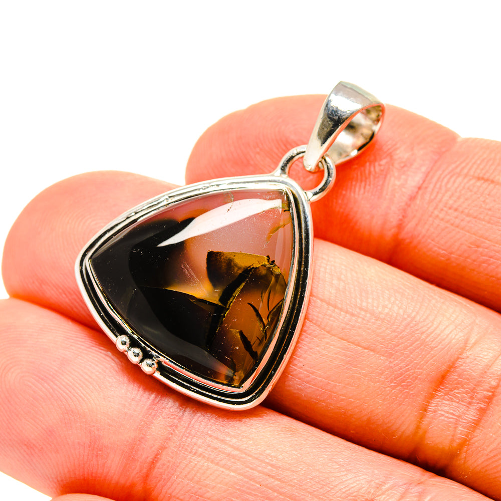 Montana Agate Pendants handcrafted by Ana Silver Co - PD754129