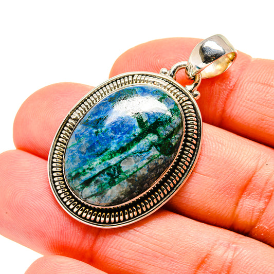 Chrysocolla Pendants handcrafted by Ana Silver Co - PD754154
