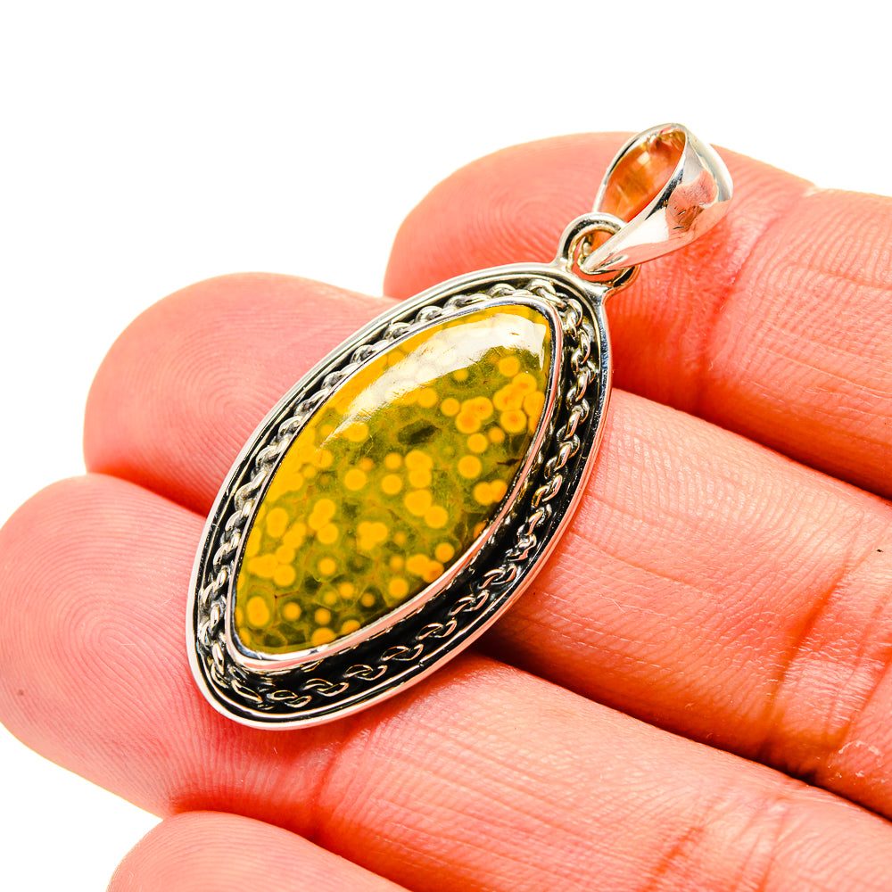 Ocean Jasper Pendants handcrafted by Ana Silver Co - PD754155