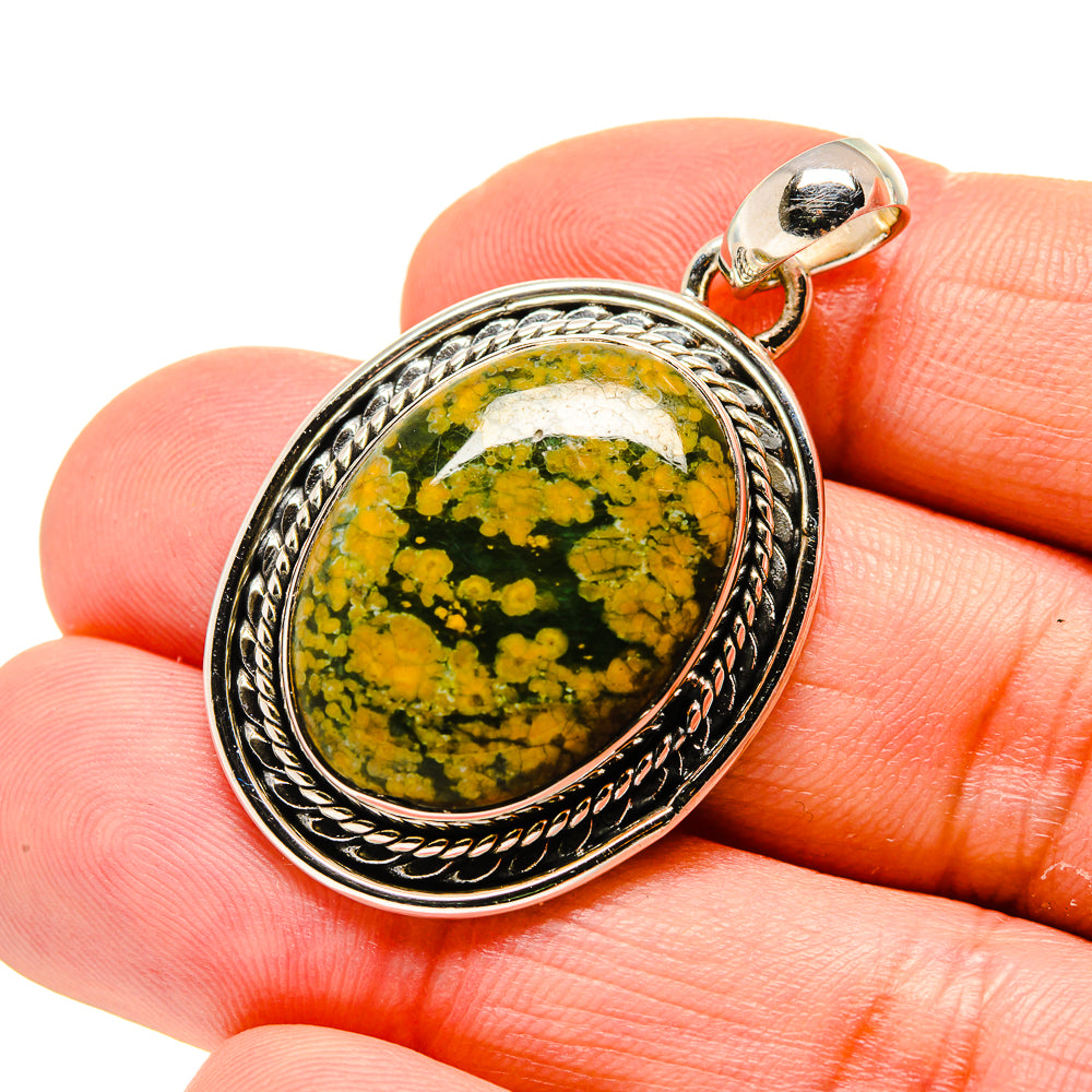Ocean Jasper Pendants handcrafted by Ana Silver Co - PD754176