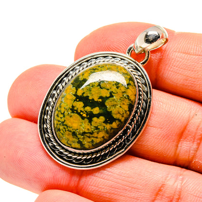 Ocean Jasper Pendants handcrafted by Ana Silver Co - PD754176