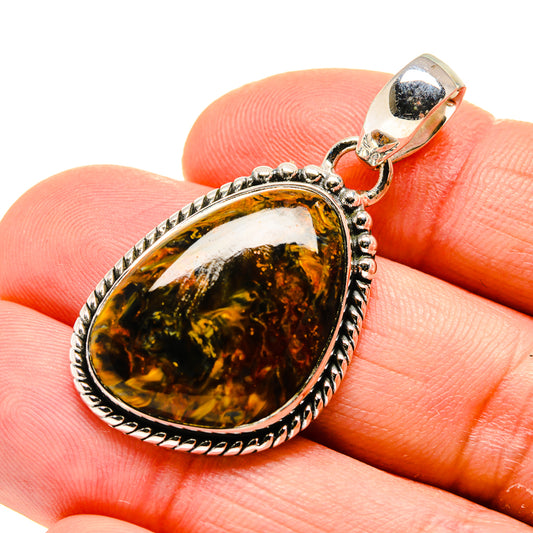 Golden Pietersite Pendants handcrafted by Ana Silver Co - PD754177
