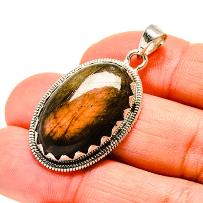 Labradorite Pendants handcrafted by Ana Silver Co - PD754197