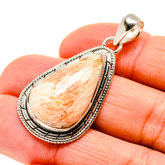 Scolecite Pendants handcrafted by Ana Silver Co - PD754202