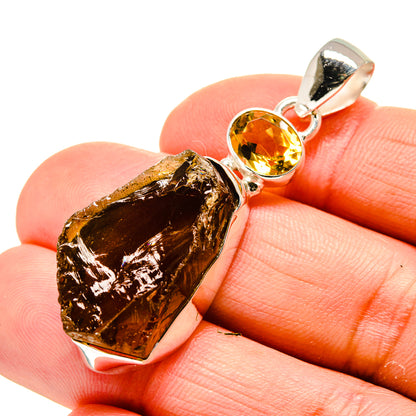 Citrine Pendants handcrafted by Ana Silver Co - PD754220