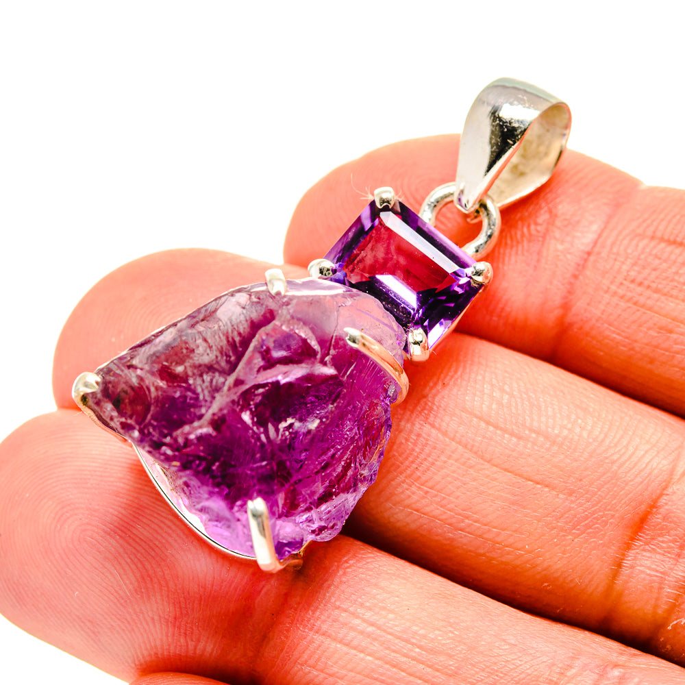 Amethyst Pendants handcrafted by Ana Silver Co - PD754226