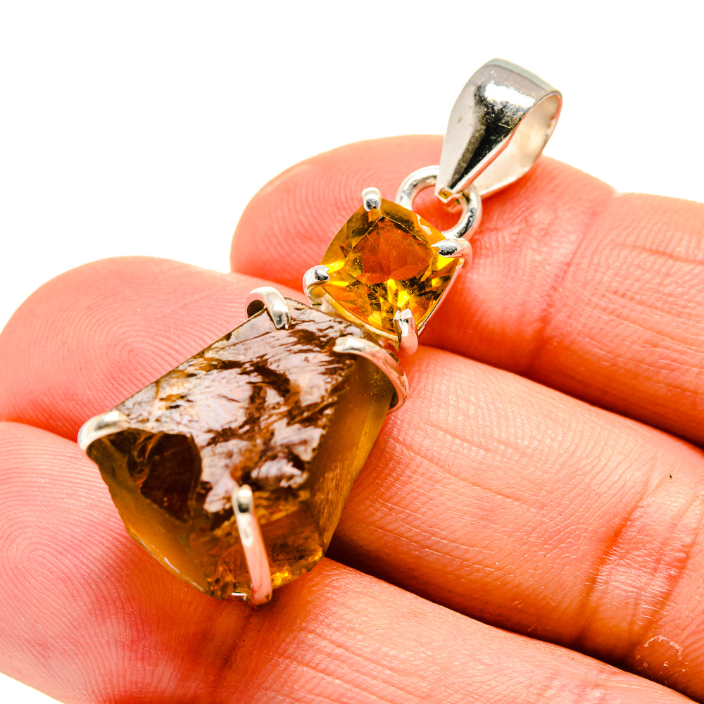 Citrine Pendants handcrafted by Ana Silver Co - PD754231