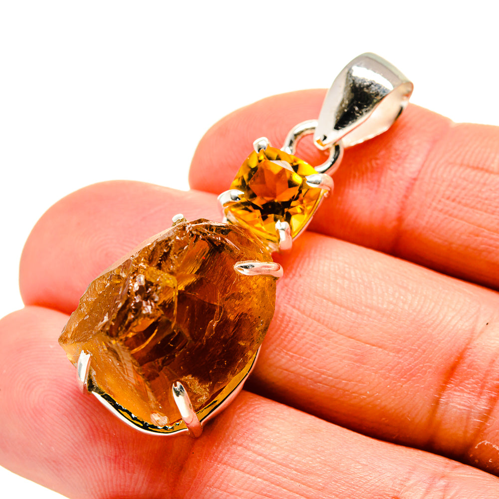 Citrine Pendants handcrafted by Ana Silver Co - PD754232
