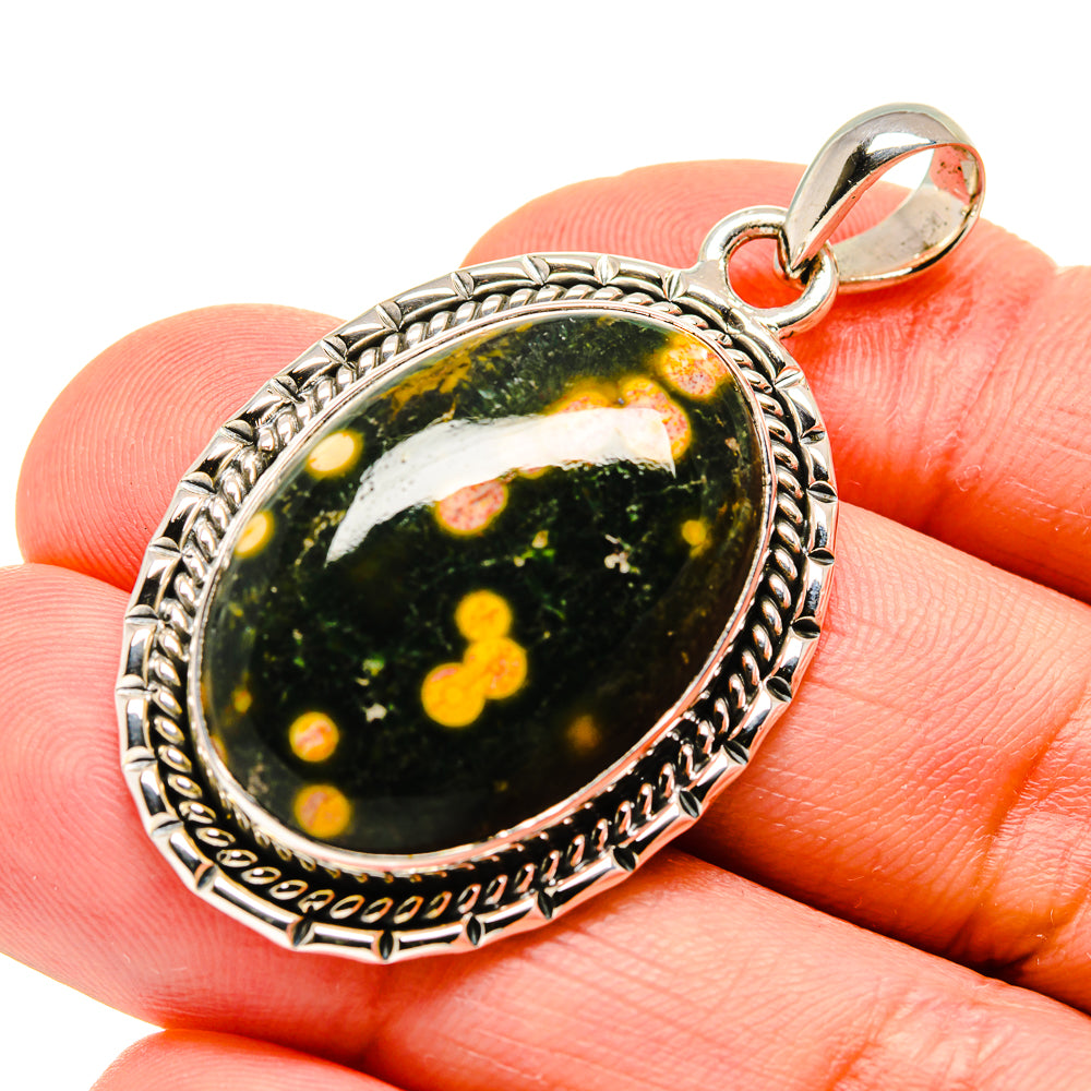 Ocean Jasper Pendants handcrafted by Ana Silver Co - PD754278